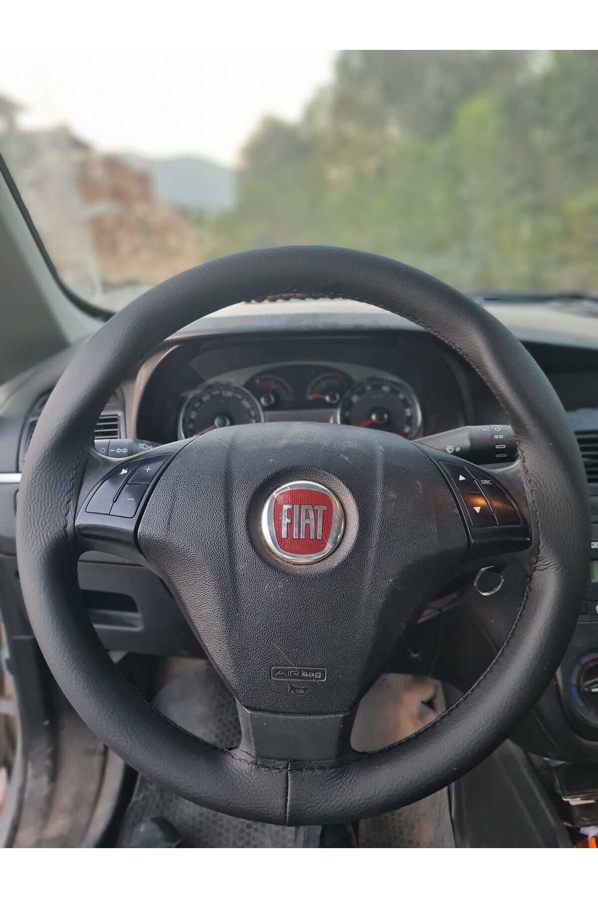 DİKİŞLİ DİREKSİYON KILIFI FİAT PUNTO  DERİ DİREKSİYON  KILIFI